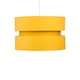 image 2 of Ochre Layered Easy Fit Drum Light Shade | Yellow | Large | 1