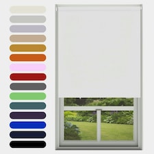 Blackout Roller Blind White 180cm | White | White