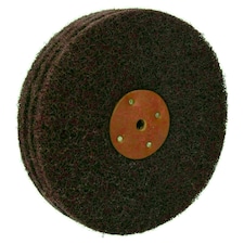 Medium Abrasive Scotch Mop Rust Paint Removal Remover Polishing 8" x 4 Row