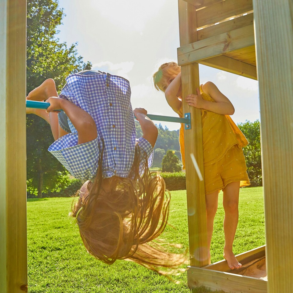 image 1 of TP Skywood Wooden Play Tower with Ripple Slide & Sky Deck - FSC® certified