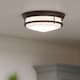 image 5 of Hadley 3 Light Semi Flush Ceiling Light Oil Rubbed Bronze, E27