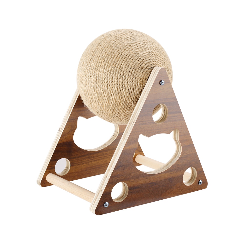 Living and Home Cat Scratching Ball Toy Natural Sisal Scratcher Pet Toy
