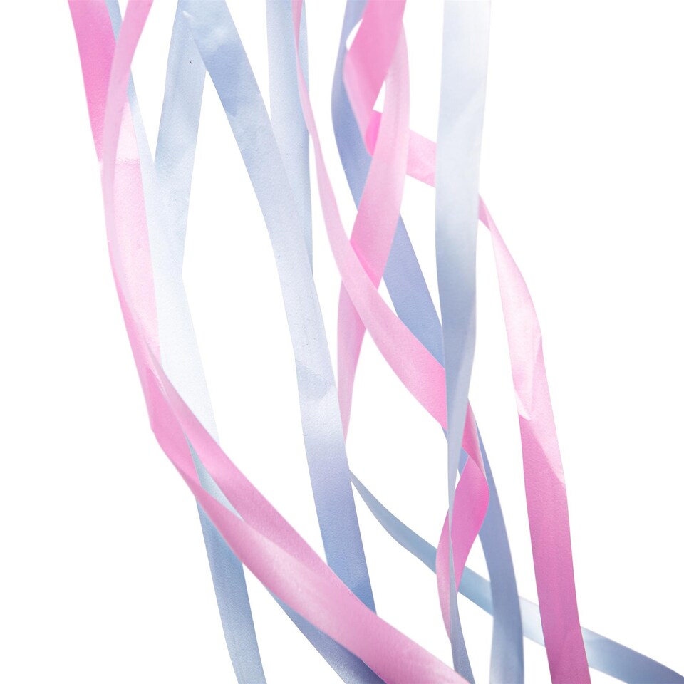 image 1 of Fax Potato 2pc Gender Reveal Pull String Pinata Set with Blindfold - Blue/Pink