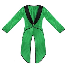 Green Sequin Tailcoat Green | 2XL