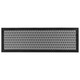 image 2 of JVL Allure Machine Washable Entrance Runner Doormat, 50x150cm - Black