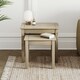 image 5 of Vida Designs Panama Set of 2 Nest of Tables Sofa Side End Table, Solid Pine Wood