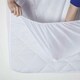 image 8 of Homescapes Quilted Waterproof Mattress Protector - Super King Size | White | Super King