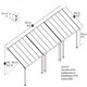 image 3 of Patio Cover Olympia 3 x 9.15 Clear - Polycarbonate - L924 x W300 x H305 cm - White White