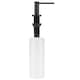 image 1 of Black Tip Soap Dispenser Replacement Refillable Kitchen Tank