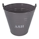 image 4 of Coal Bucket & Lid Grey Metal Ash Tidy Bin Coal Carrier Fire Log Burner Kindling