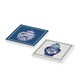 image 3 of Vase Bleu Blanc Natural Stone Coasters (Set of 2)