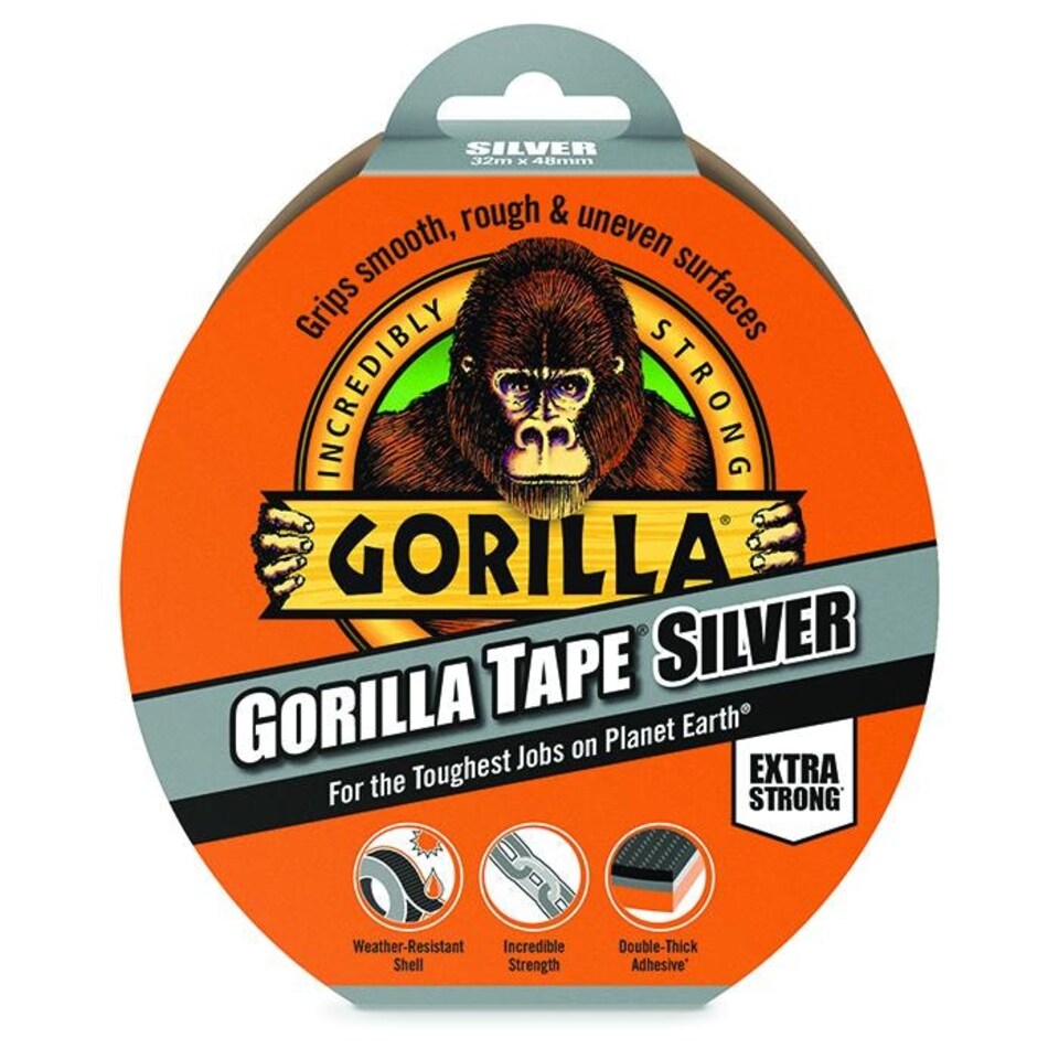 Gorilla Tape Silver 48mm x 32m - One Colour - One Size