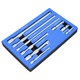 image 1 of 9pc Mixed Drive Straight Socket Extension Set 1/4" 3/8" and 1/2" Drive