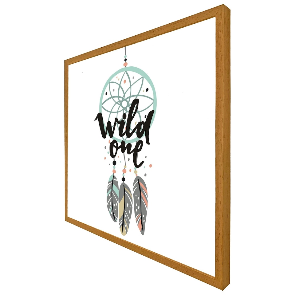 image 1 of Cute print in boho style (Picutre Frame) Grey | S