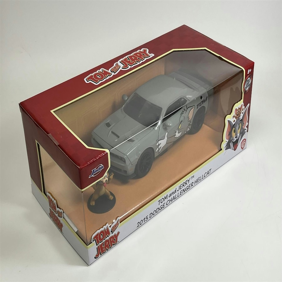 image 1 of Tom and Jerry 2015 Dodge Challenger Hellcat 1:24 Jada 253255047