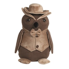 Straits Brown Mr Owl Door Stop