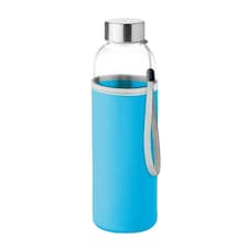 MidOcean Utah Glass 500ml Water Bottle - Turquoise - One Size | Blue | One Size