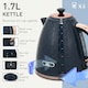 image 8 of HOMCOM 1.7L Kettle and Toaster Set with Defrost Reheat and Crumb Tray Blue