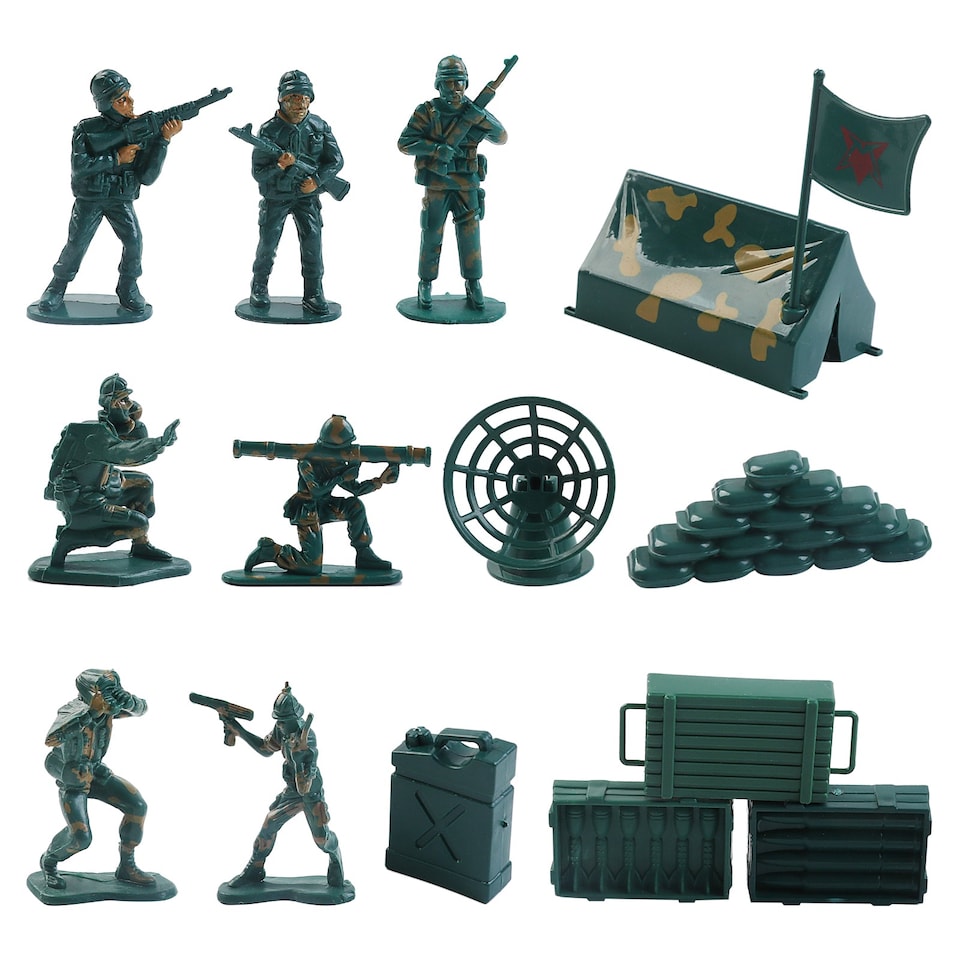 image 1 of Aircraft Carrier Military Toy Set – 20+ Accessories | Warplanes, Vehicles, Battleships & More | Gift for Kids