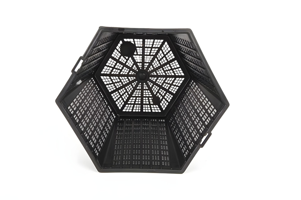 image 1 of Aquatic Pond Planting Basket - Hexagon - 18cm / 3 Ltr - Mesh Plant Pot for Water Garden Ponds, Protects Roots from Fish