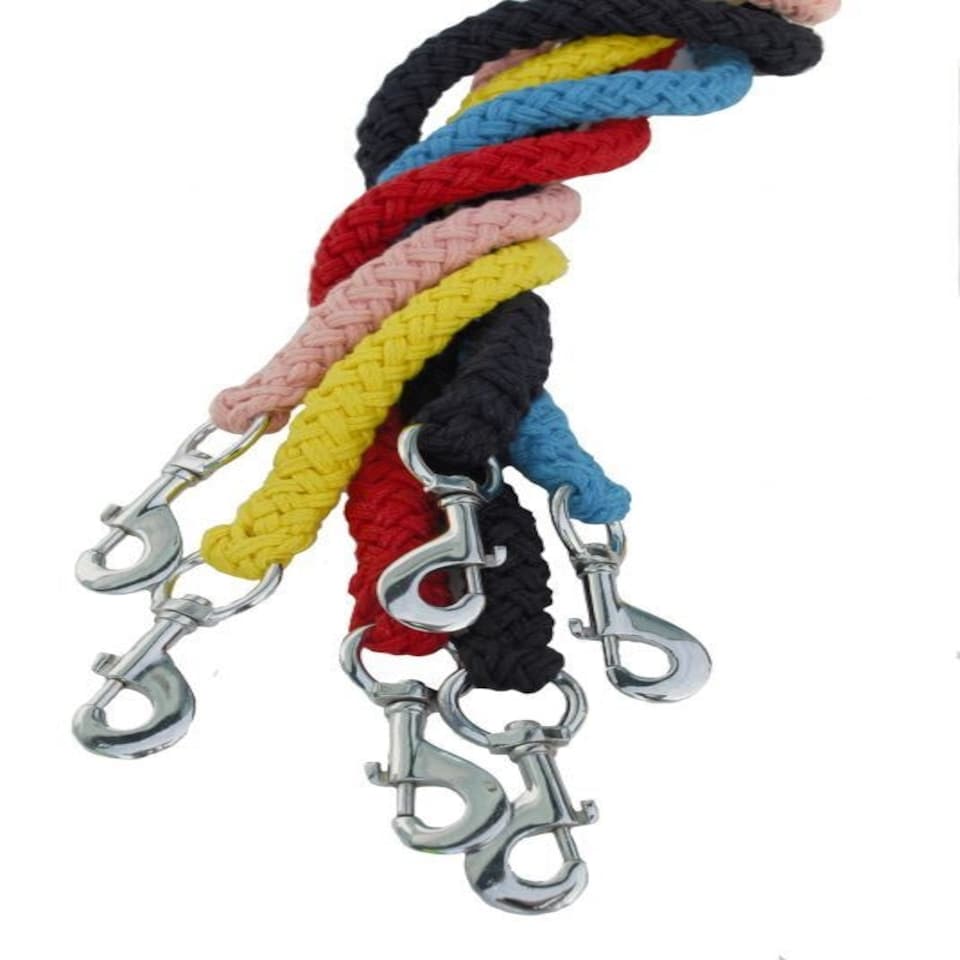 image 1 of Rhinegold Spiral Weave Leadrope Yellow | Size: One Size
Colour: Yellow