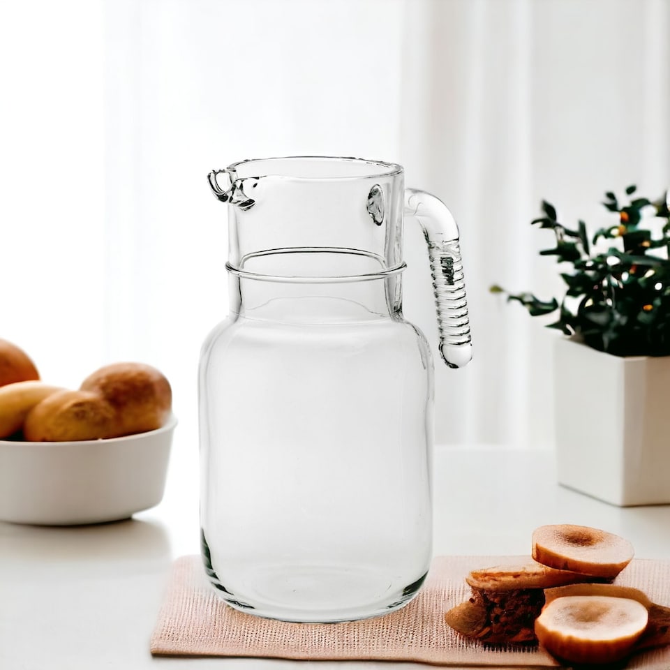 image 1 of 1.5L Pasabahce Glass Jug | Clear | 2