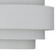 image 5 of First Choice Lighting Light Grey 5 Tier Ceiling Light Shade Grey