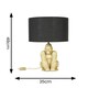 image 3 of ValueLights Gold Table Lamp