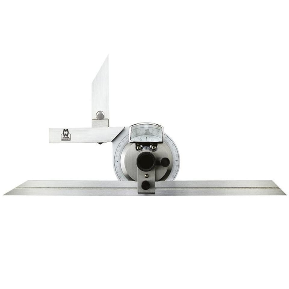Moore & Wright Mw500-01 Universal 360 Bevel Protractor With 150/300mm Blades | Multi | Multi Colour | One Size | 1