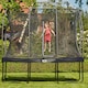 image 2 of 10ft x 7ft Salta Black Rectangular Comfort Edition Trampoline with Enclosure