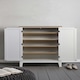 image 3 of Leines Shoe Storage Cabinet in Classic White White