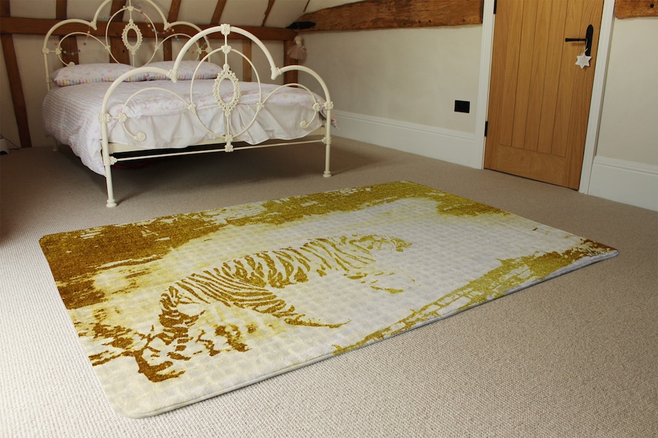 image 1 of Golden Tiger Search Rug | Multi