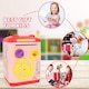 image 7 of Electronic Money Bank for Kids Pink Password & Fingerprint Toy ATM Piggy Bank Secure, Fun & Educational Savings Box