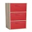 Antique Oak & Red