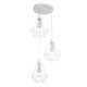 image 1 of Karo Cluster Pendant Ceiling Light White 32cm