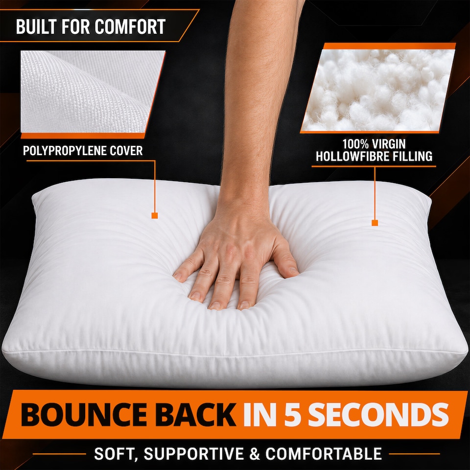 image 1 of Premium Hollowfibre Cushion Inserts (Pack of 4)
