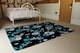 image 3 of Blue Roses Rug | Multi