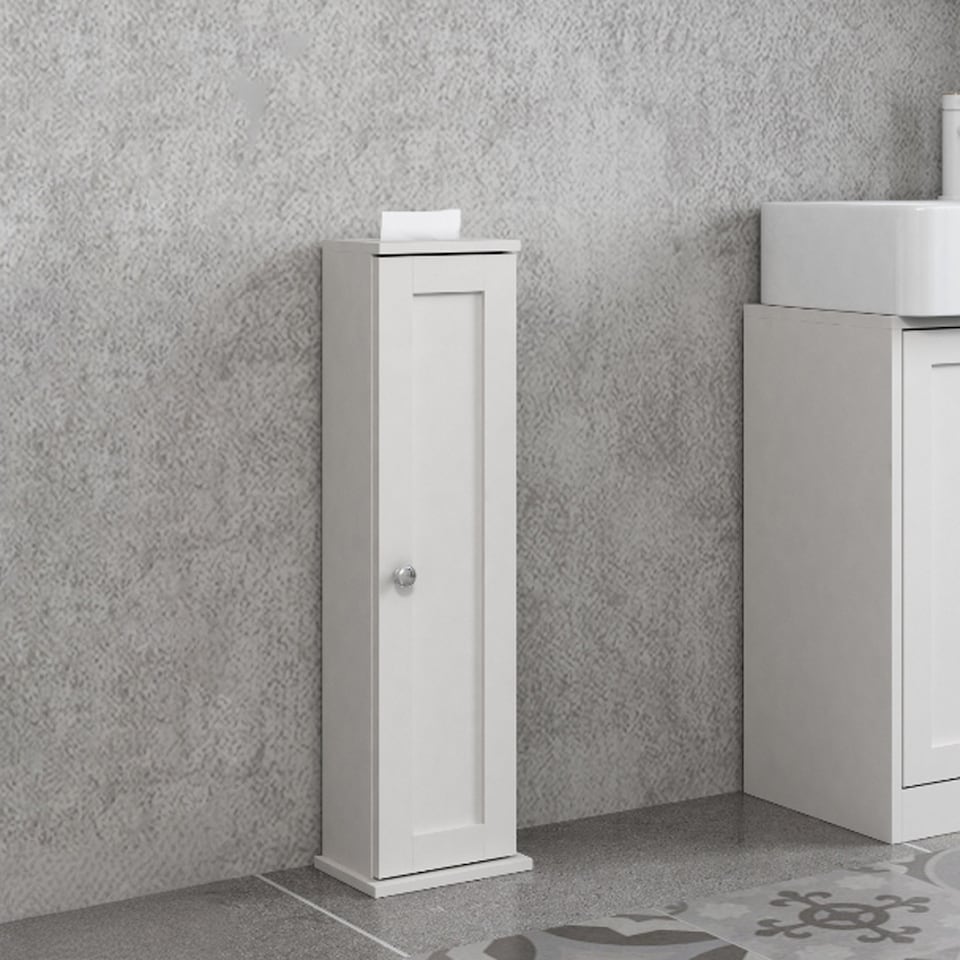 image 1 of Toilet Paper Dispenser | White | 1