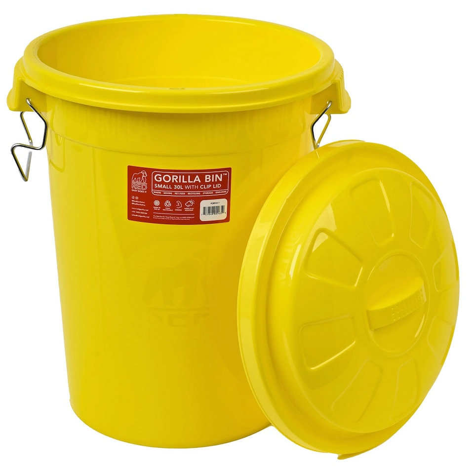Red Gorilla Dustbin - Yellow - 30L