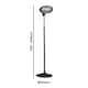 image 6 of Daewoo 2000W Electric Patio Heater with Adjustable Pole