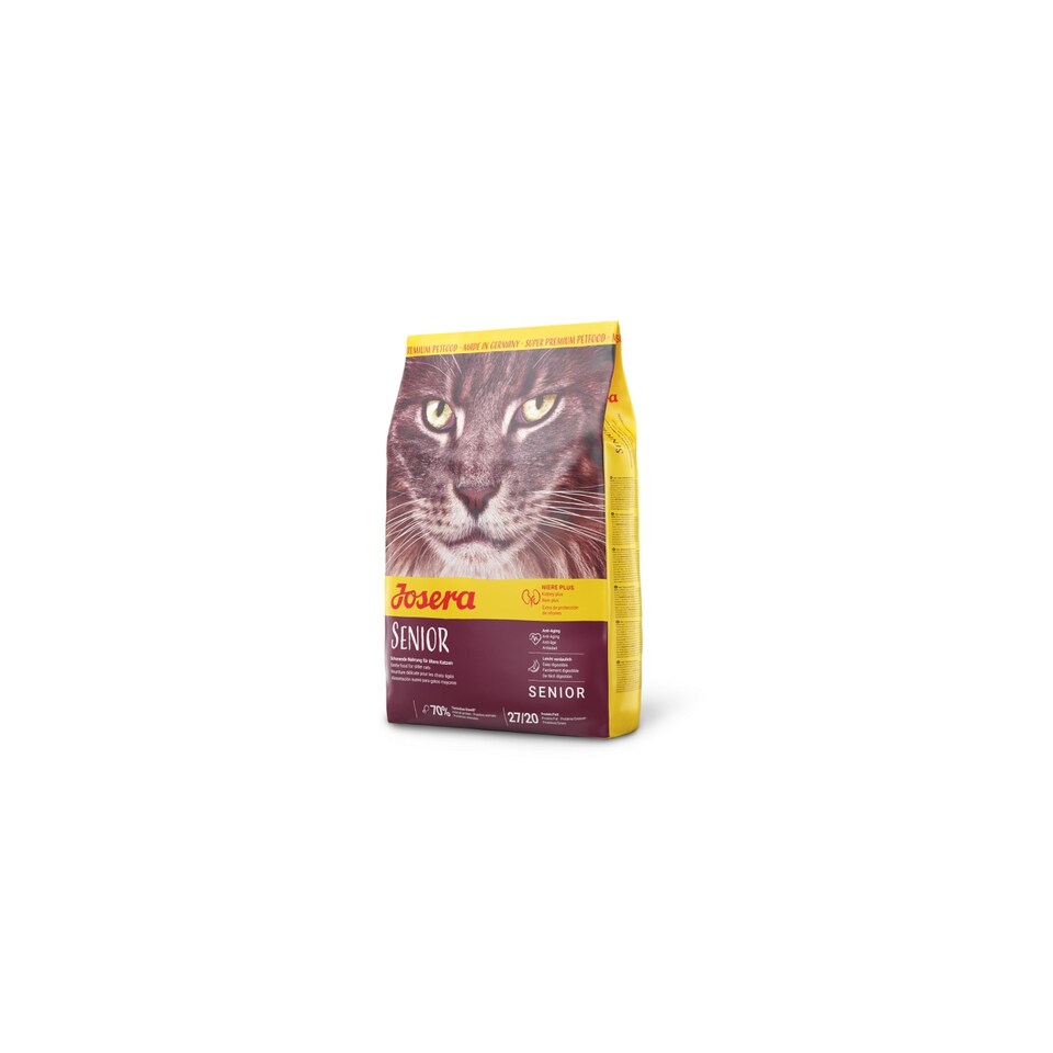 image 1 of Josera Senior complete food for older cats | Easily digestible | Kidney support | Sensitive stomach | Gluten free | Anti-Hairball | Herbs & Fruits | 0.4kg
