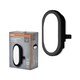 image 2 of OSRAM LED Bulkhead Wall Light 6W Cool White Black Black