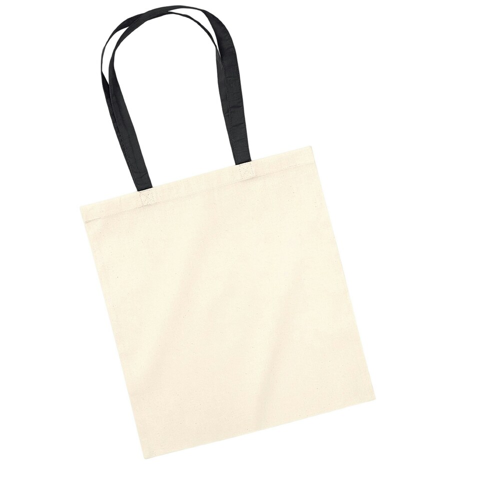 image 1 of Westford Mill Bag 4 Life Contrast Handle Tote - Natural/Black - One Size