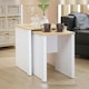 image 2 of Wooden Nest of Tables In White
