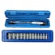 image 1 of 1/4" Drive Torque Wrench 5 - 25 Nm + Metric 6 Sided Shallow Sockets 4 - 14mm
