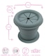 image 3 of Tiny Dining Baby Silicone Suction Snack Pot - 330ml - Tradewinds Grey