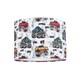 image 1 of Modern and Colourful Monster Trucks Kids Cotton Fabric Drum Lamp Shade - 25cm | Multi | 10"