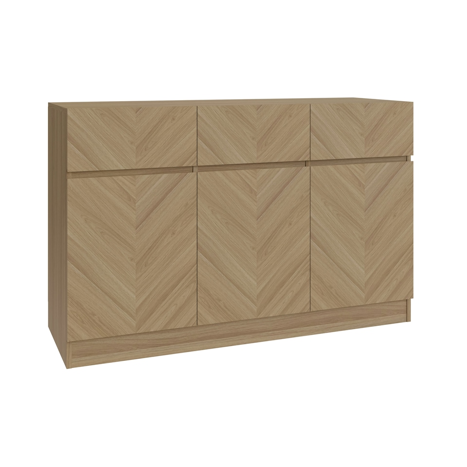 image 1 of GFW Catania Large Sideboard - Euro Oak