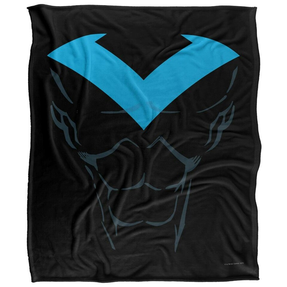 image 1 of Batman Suit Nightwing Blanket - Multicoloured - One Size Multi