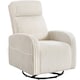 image 1 of Yaheetech Corduroy Swivel Nursery Gliding Rocker Chair-Beige | Cream | Beige | One Size | 1
